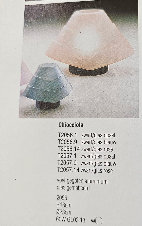 Image 1 of Produttore: Indoor Designer: Hans von Kier Modello: Chiocciola Periodo: anni '90 Materiale: Vetro, alluminio pressofuso e po