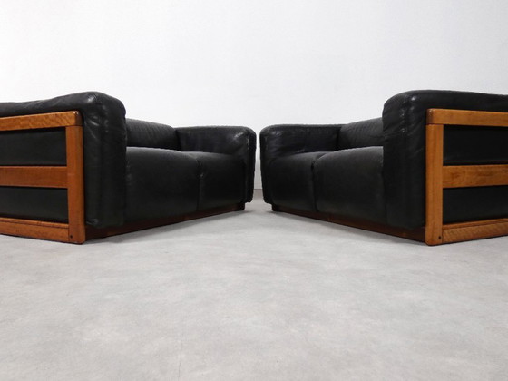 Image 1 of 2-Sitzer-Sofagarnitur – Afra & Tobia Scarpa für Bernini 