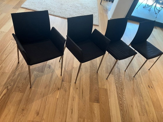 Image 1 of 4 sedie da pranzo Zanotta