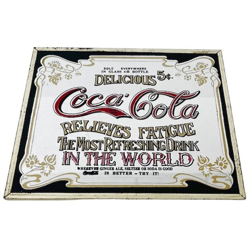 Vintage Coca Cola mirror 1970s