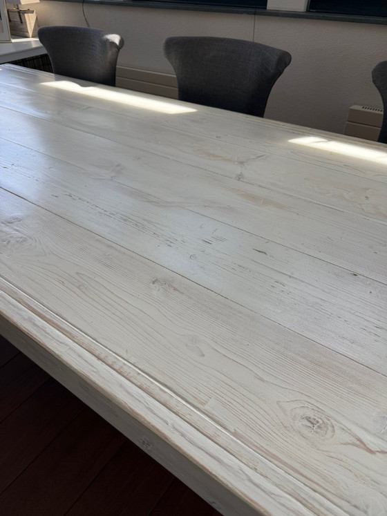 Image 1 of Witte eiken eettafel
