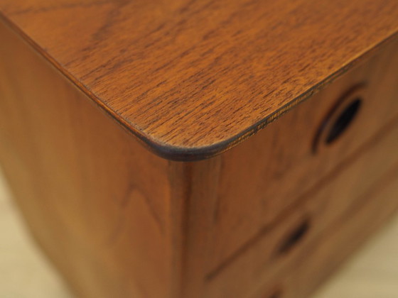 Image 1 of Teak chest of drawers, Danish design, 1970s, made in Denmark