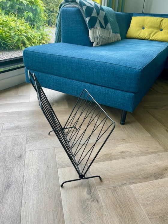 Image 1 of Present Time - Zeitschriftenhalter Diamond Grid - Schwarz