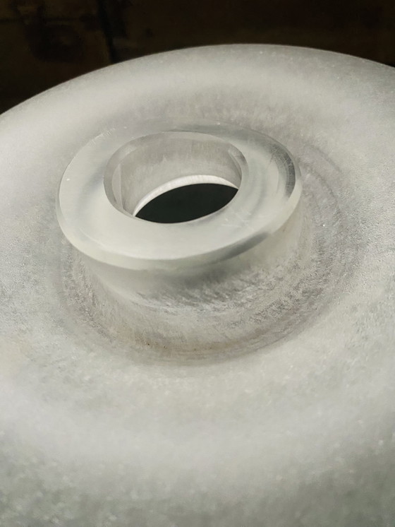 Image 1 of Vierkante glazen vaas