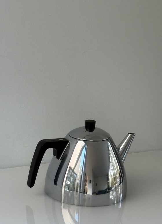 Image 1 of Vintage 60’s RVS theepot, merk Daalderop