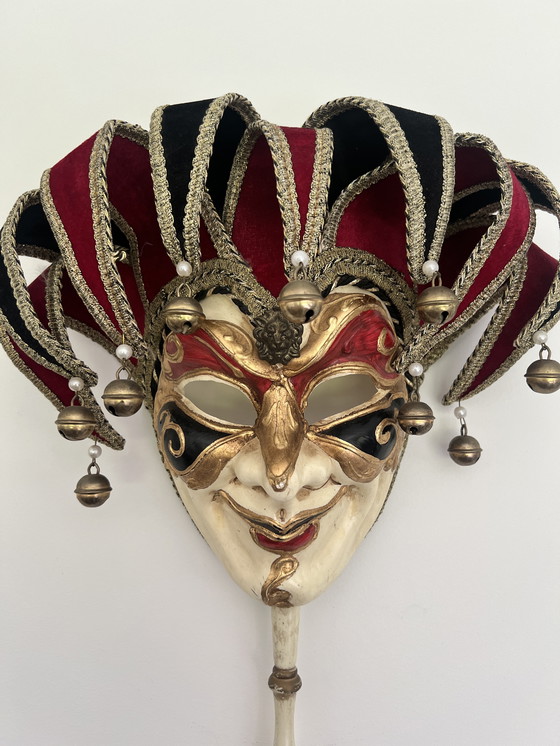 Image 1 of Vintage Venezia Carnaval Nar Masker