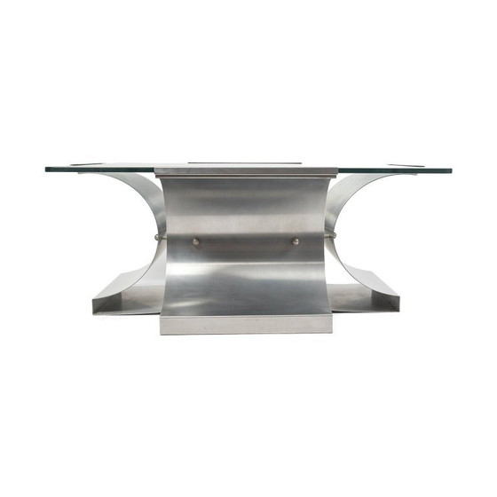 Tavolino da caffè di François Monnet per Kappa, 1970 – Tavolini da caffè, Glass, Metal (photo 5 of 13)