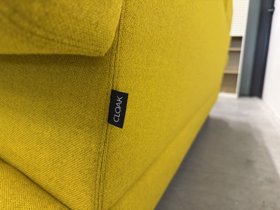 Image 1 of Cloak Havee Pacific Bank Yellow Wool Fabric 212
