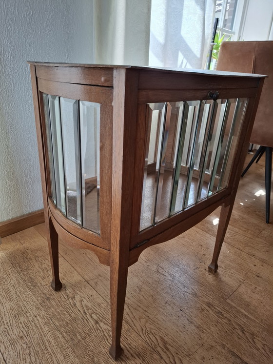 Image 1 of Prachtig, vintage thee kastje met afneembaar dienblad!