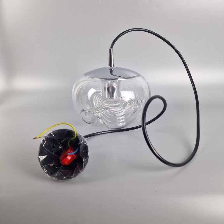 Vintage Space Age hanglamp – Peill & Putzler “Wave” / “Futura