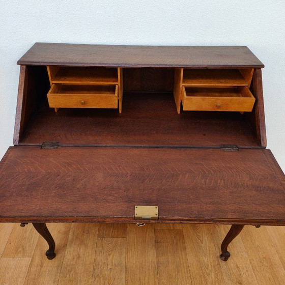 Image 1 of Vintage Louis XV secretary chest of drawers country office desk