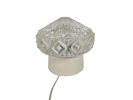 Image 1 of Mid Century - 'Diamond Cut' - flush mount - plafonniere - 70's 