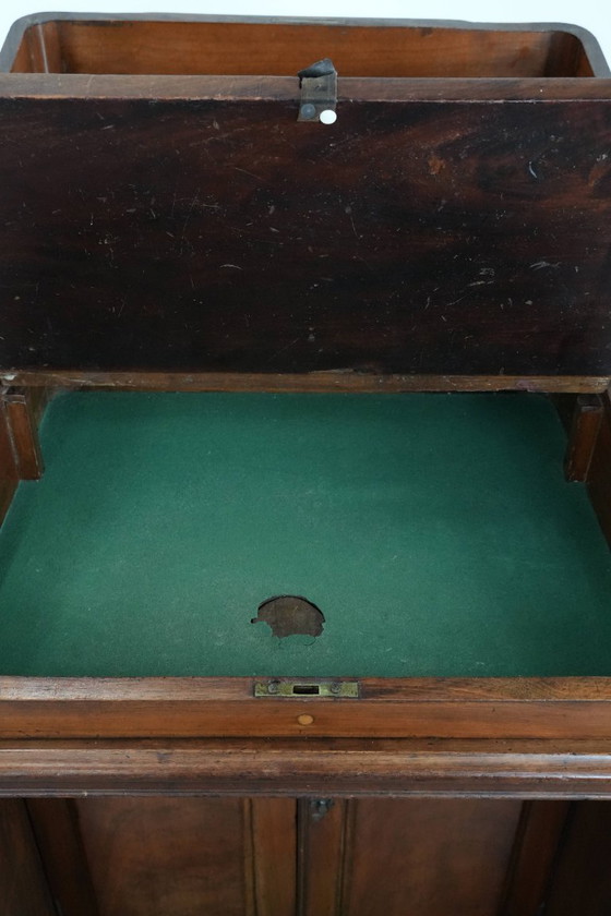 Image 1 of Antique standing desk/counter/English writing table from the 19th century