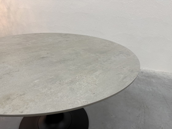 Image 1 of Leolux Columna Dining Table Ceramic Concrete D110