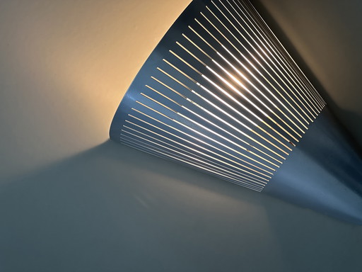 Lampada da parete vintage IKEA Klyka, design postmoderno, argento