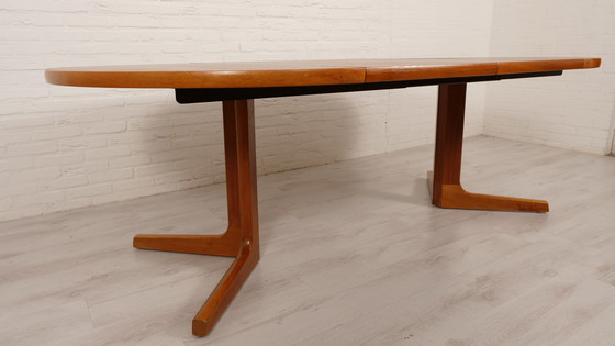 Image 1 of Vintage Round Dining Table | Teak | Extendable