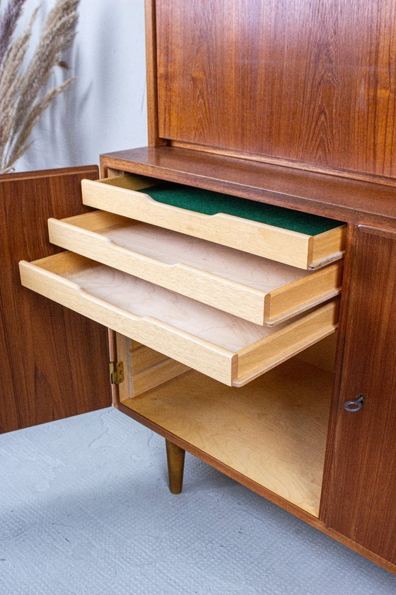 Credenza vintage Poul Hundevad in teak per segreteria – Credenze alte, Wood (photo 5 of 18)