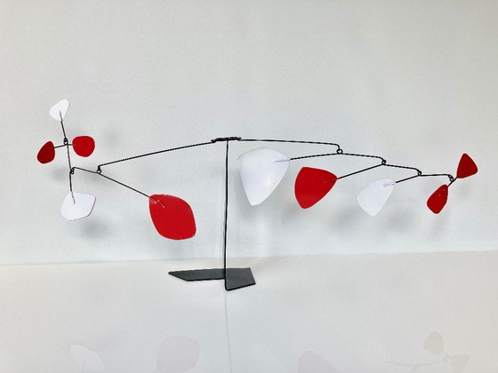 Image 1 of Black Stabile, 10 Blades In Red And White