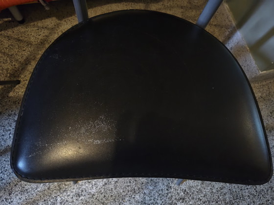 4 Belle Sedie da pranzo – Metal, Skai (photo 8 of 8)