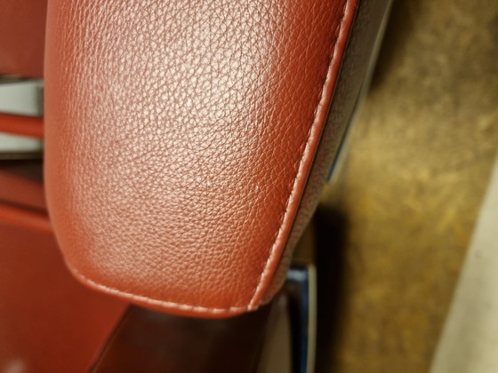 Image 1 of 2x Designer-Sessel Leder/Chrom