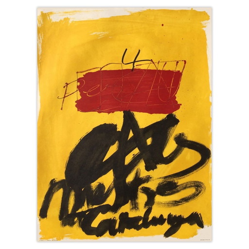 Antoni Tapies Poster Expo 72 - Al Mestres De Catalunya – Paper (photo 2 of 5)