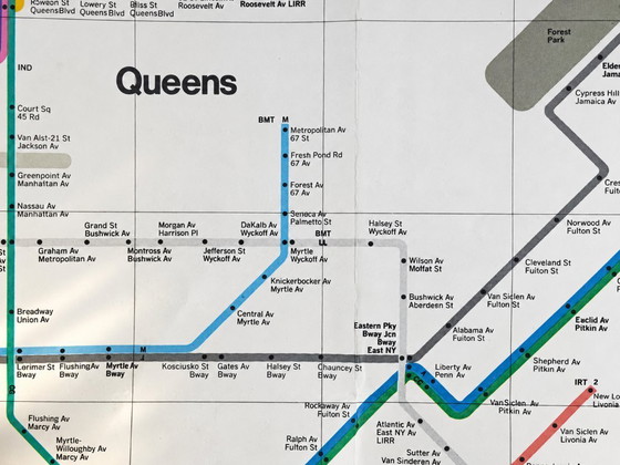 Original 1978 New York Subway Map by Massimo Vignelli, MTA Subway Guide Vintage, Rare Italian Graphic Design (photo 7 of 10)