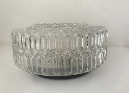 Vintage Glass Ceiling Light / Ceiling Lamp - Massive