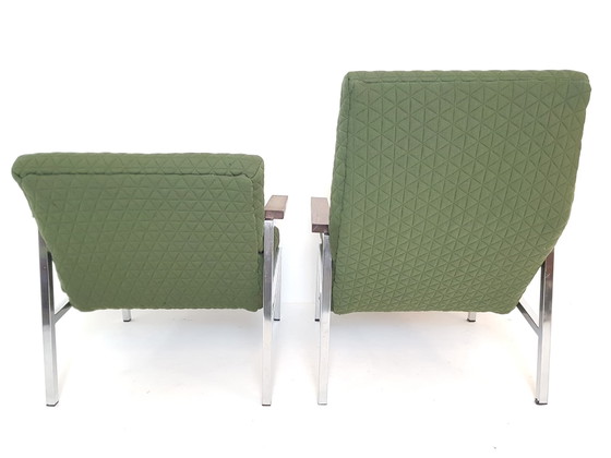 SZ66 Et SZ67 Fauteuil Vintage Martin Visser Spectrum Kvadrat Febrik Récemment Rembourré – Iron, Polyester (photo 6 of 15)