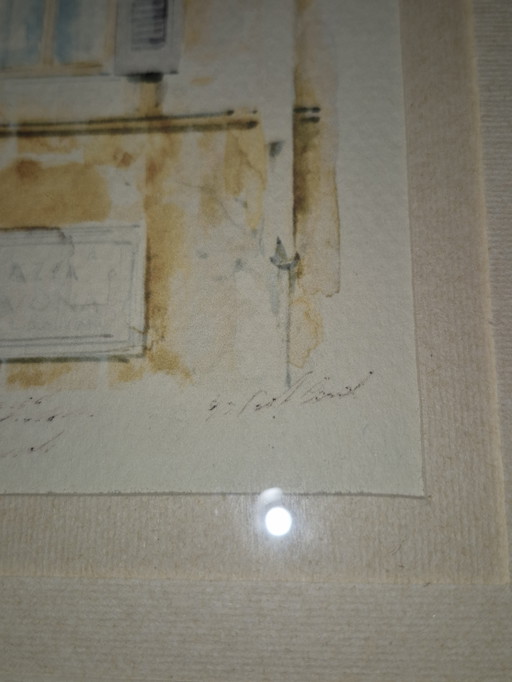 Rome – schilderijen tekeningen, Glass, Paper (photo 2 of 5)