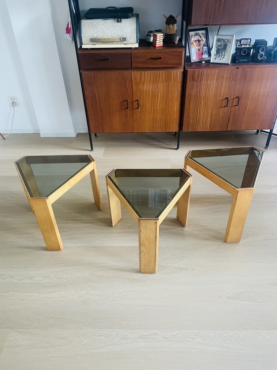 Image 1 of Tables d'appoint vintage Porada Arredi S3