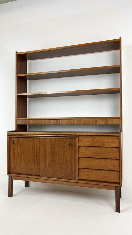 Libreria svedese vintage in impiallacciatura di teak – Librerie, Legno (photo 17 of 18)