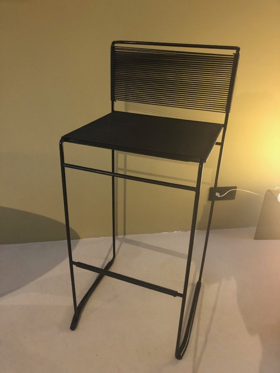 Image 1 of Fly-Line Belotti Spaghetti barstool black