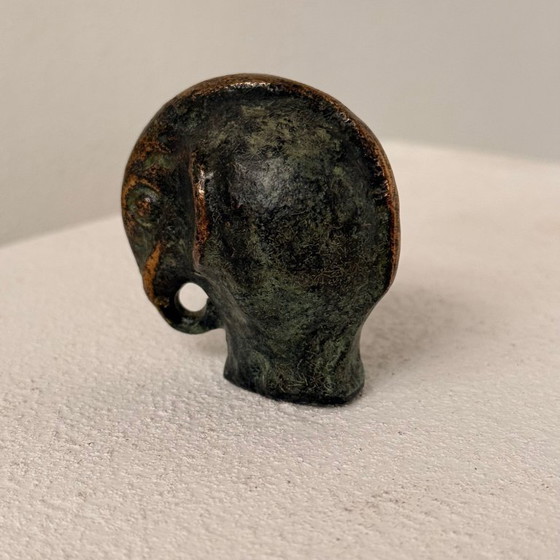 Image 1 of Bronzen sculptuur olifant