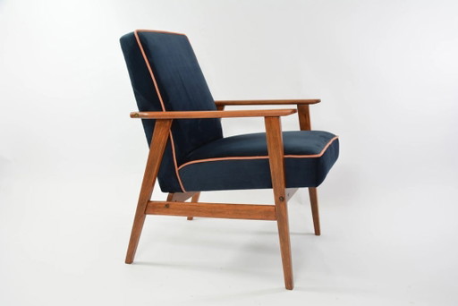 FOX armchair, midnight blue
