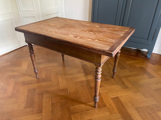 Image 1 of Table à rallonge atmosphérique French Countryside