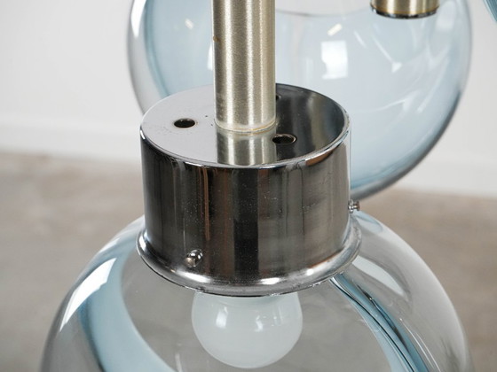 Image 1 of Kroonluchter uit het ruimtetijdperk, Muranoglas, jaren 70, gemaakt in Italië