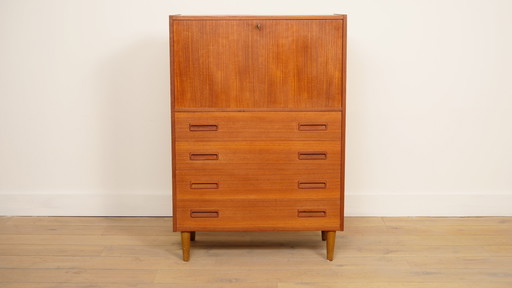 Secretaire vintage | Design danois | Teck | 76 cm