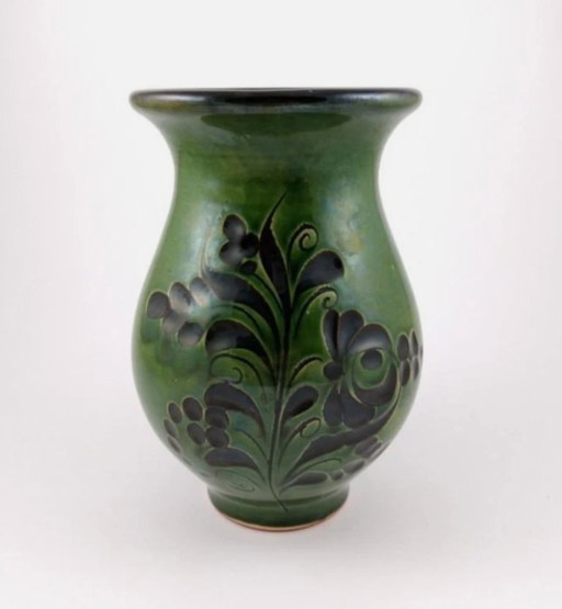 70s Vase Green Black – vazen, Ceramic (photo 2 of 8)
