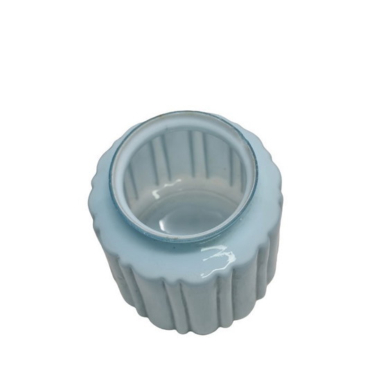 Image 1 of Paralume in vetro Art Déco blu