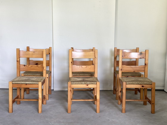 Image 1 of Satz von 6 skandinavischen Esszimmerstühlen