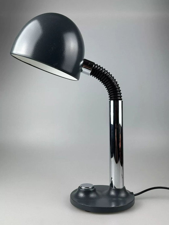 Image 1 of Lampada da tavolo anni '60-'70 Egon Hillebrand lampada a sfera design in metallo Space Age