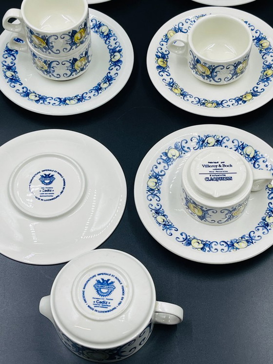 Image 1 of Cadiz – 6 tazze e tazzine da caffè espresso e lattiera – Villeroy & Boch