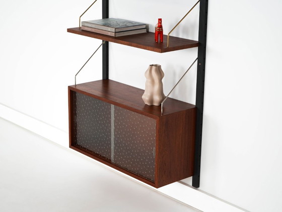 Image 1 of Teak wall unit, Danish design, 1960s, production: Denmark