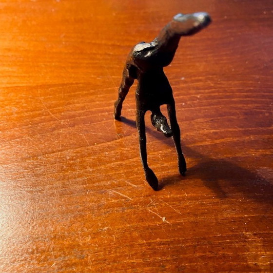 Image 1 of Elegant pewter figurine – lady in handstand (11.5 cm)