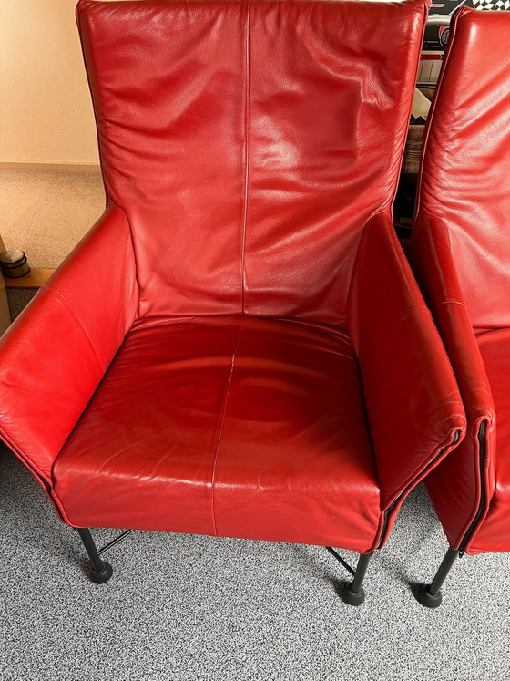 Montis. Type Chaplin, Armchairs, Iron, Red (photo 4 of 5)