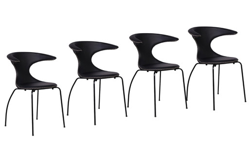 Dan Form Flair 4er-Set Esszimmerstühle