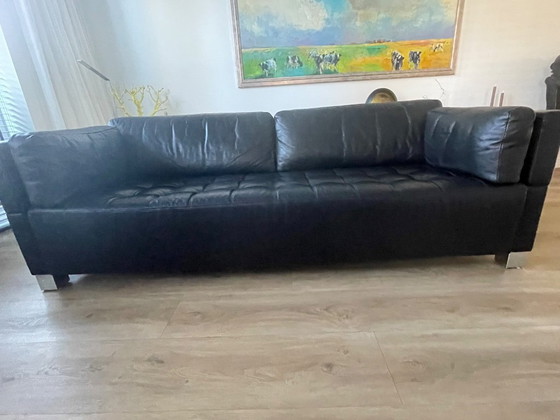 Brühl 3-Sitzer Sofa – 3-5 Sitzer Sofas, Leder, Metall (photo 2 of 5)