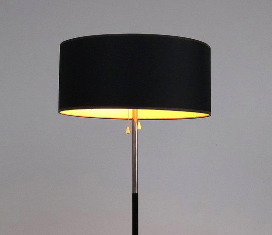 Image 1 of Vintage Metal Floor Lamp with Star Base, 1960s