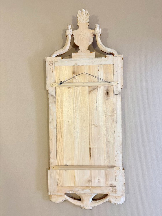 Image 1 of Miroir de style Empire avec cadre doré