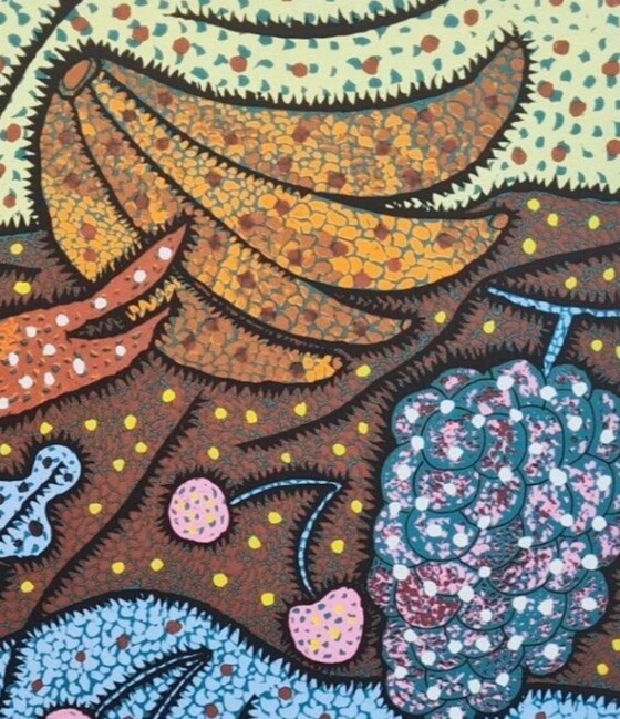 Image 1 of After Yayoi Kusama, Standing..., Lithograph, 1990s